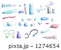 医療器具や薬のイラストセット