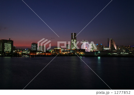 「夜景 横浜 みなとみらい 」の写真素材 「夜景 横浜 みなとみらい 」の写真素材
