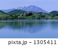 岩手山と御所湖