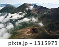 夏の十勝岳連峰