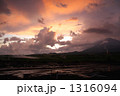嵐の後の夕焼け（富士山）