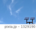 青空にソーラーパネル