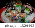 山口県産の魚介を使った刺身盛り合わせです。