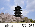 桜と五重塔