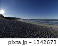 朝の浜