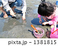 潮干狩りは楽しいな。（浜名湖弁天島）