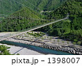 谷瀬のつり橋