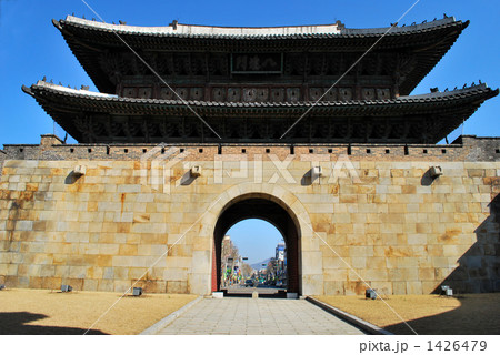 世界文化遺産華城の八達門 世界文化遺産華城の八達門