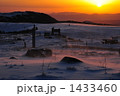 雪原の夜明け