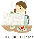 朝ごはんを食べる女の子