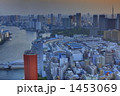 勝どき橋と東京タワーが見える夕景イメージ