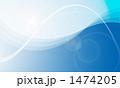 薄い青から濃紺へのグラデーションと線と逆光