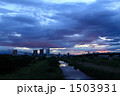 雲に包まれる新都心