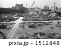 建設中の後楽園エアードーム球場　昭和６０年