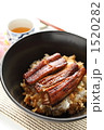 うなぎ丼とお茶
