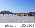 網走湖のワカサギ釣り