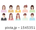 素材ナンバー 1545351 : 「女性１０人」