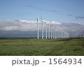 北海道・原野に広がる風力発電