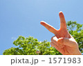 サインはＶ