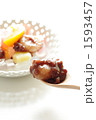 夏の白玉のあんみつ