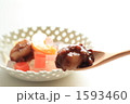夏の白玉のあんみつ