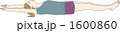 ストレッチ（のび）をする女性