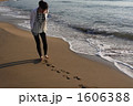 夕方の海岸散歩