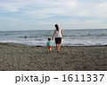 母ちゃんと海水浴