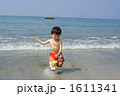 笑顔で海水浴！