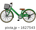 自転車イラスト　緑色