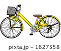 自転車イラスト　黄色
