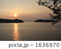 大村湾の夕日