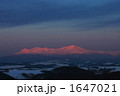 夕日に染まる大雪山