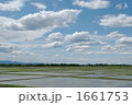 水田と雲