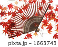 紅葉と扇子