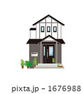 一戸建て住宅のイラスト