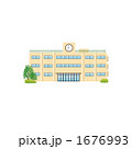 学校校舎のイラスト