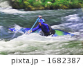 激流を下るカヌー