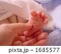 赤ちゃんの足の裏アップ