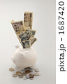 貯金箱とお金