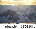 南極の朝日