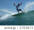バリ島でサーフィン