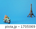 バイクとエッフェル塔