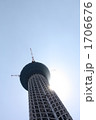東京スカイツリーと太陽