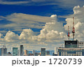 心斎橋の風景と入道雲