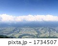 田んぼを見下ろす
