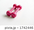 ピンクのダンベル２本