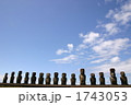 地球の裏側で整列するモアイたち