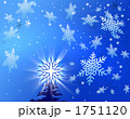 雪とクリスマスツリー