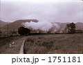 大沼湖畔を行くD52牽引貨物列車